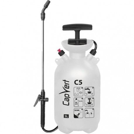 PULVÉRISATEUR - C5 - CAPVERT - A PRESSION PRÉALABLE - 5 L - JOINT NBR