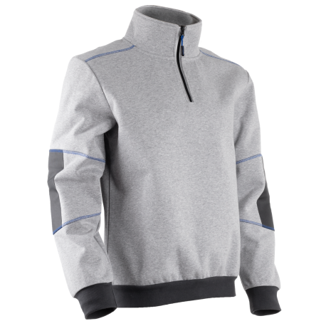 Sweat-shirt imper respirant Orcka gris chiné