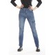 Jeans de travail multi poches denim stretch BETTY brossé T.44