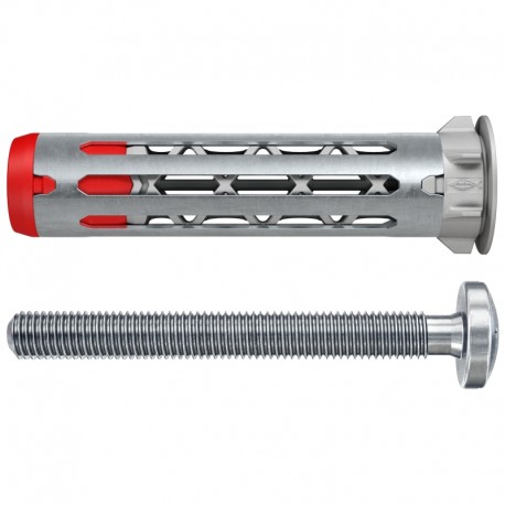 Cheville bi-matière DuoHM 5x55 avec vis TX /Boite de 25