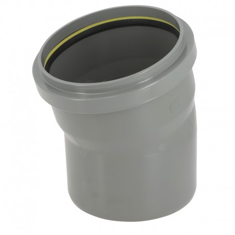 Coude 15° CR8 Ø160 MF JF Gris
