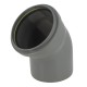 Coude 45° CR8 Ø160 MF JF Gris