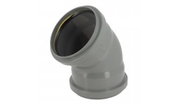 Coude 45° CR8 Ø160 FF JF Gris