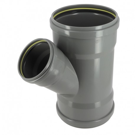 Culotte 45° CR8 Ø200/125 FF JF Gris