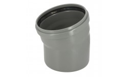 Coude 15° cr4 ø315 mf js gris