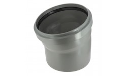 Coude 15° cr4 ø400 mf js gris