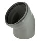 Coude 45° cr4 ø400 mf js gris