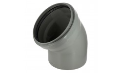 Coude 45° cr4 ø400 mf js gris