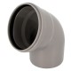 Coude 67°30 cr4 ø200 mf js gris