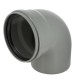Coude 87°30 cr4 ø315 mf js gris