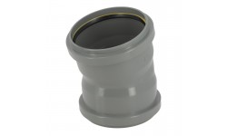 Coude 15° cr4 ø160 ff jf gris