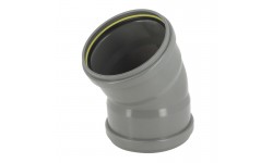 Coude 30° cr4 ø160 ff jf gris