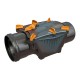 Clapet anti-retour à joint 2 clapets diamètre 160 mm mâle/femelle joint standard noir