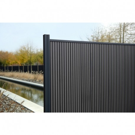 Duofuse lame faux claire voie pour clôture