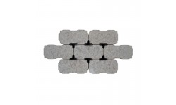 PAVE EN BETON 22X11X8CM GRIS DRAINANT - EMPILAGE ROLLMOPS *BENOR*