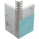 Profilé d'angle perforé en aluminium